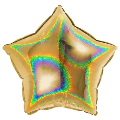 Ballongkungen AB Folieballon Stjerne Glitter Guld