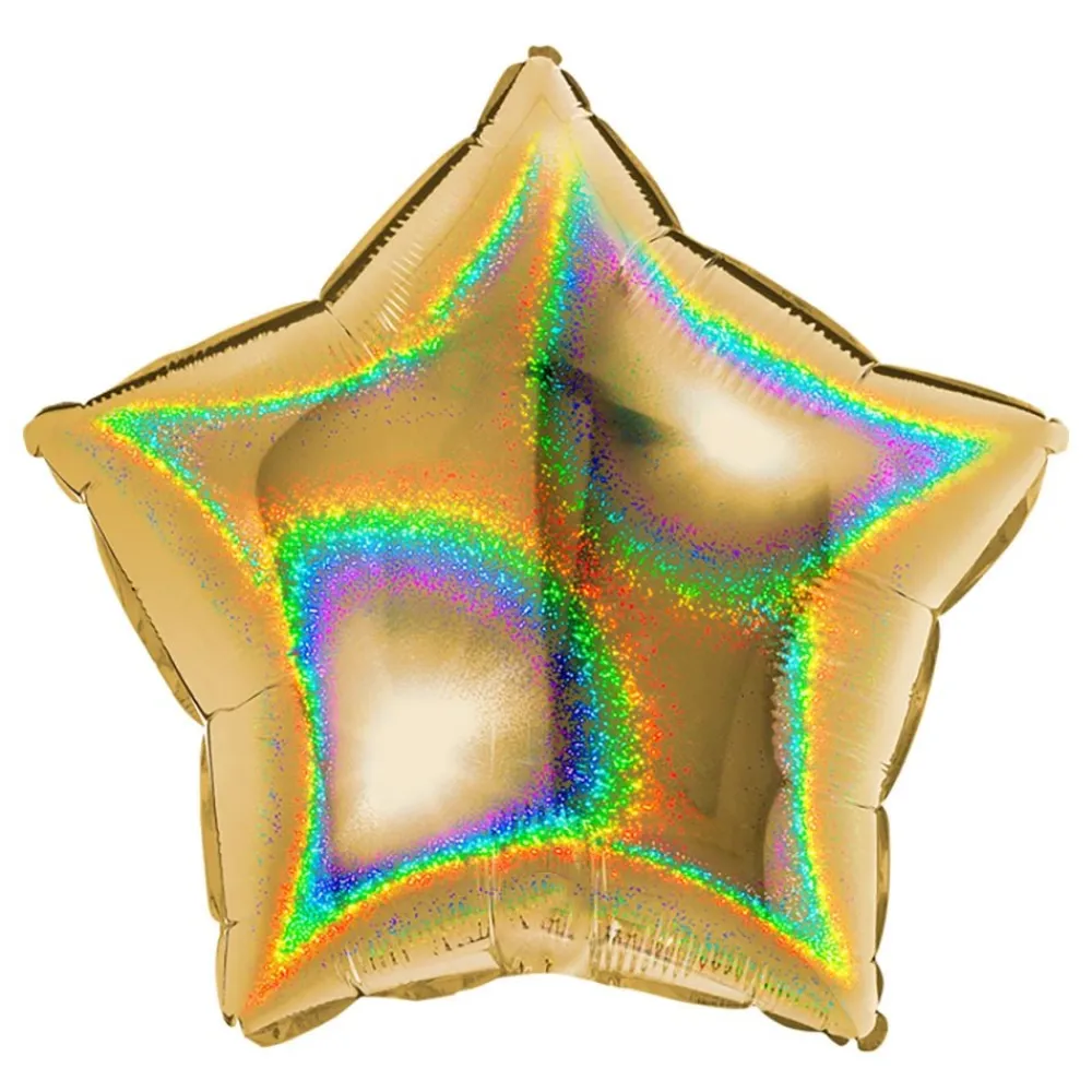 Ballongkungen AB Folieballon Stjerne Glitter Guld