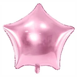 Online PartyDeco sp. z o.o. Folieballon Stjerne Lyserød