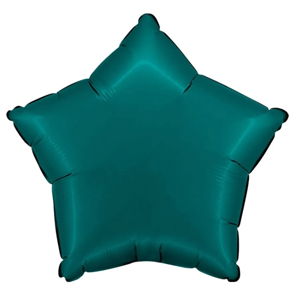 Best Ballongkungen AB Folieballon Stjerne Satin Emerald Green