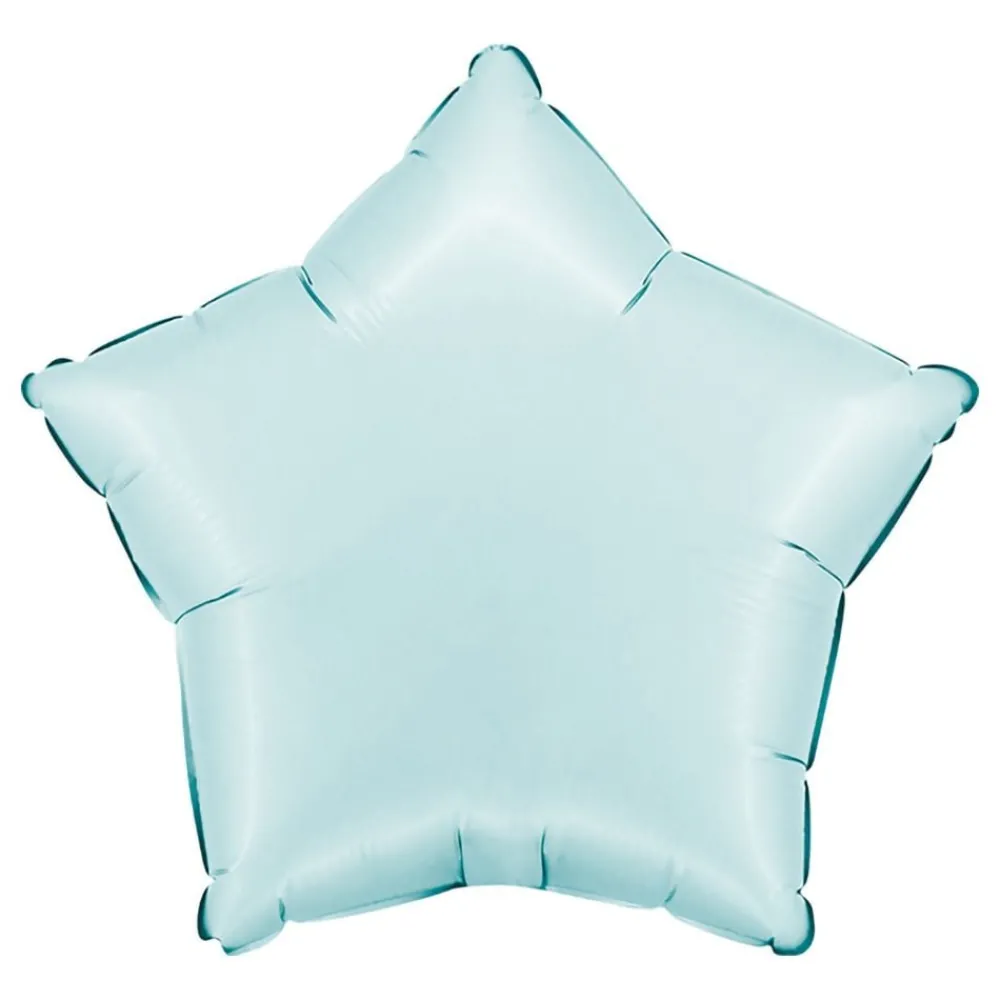 Ballongkungen AB Folieballon Stjerne Satin Pastel Blå - Balloner