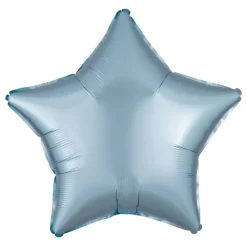 Best Reithmüller Europe GmbH Folieballon Stjerne Silke Blå Pastel