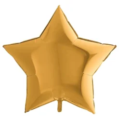Ballongkungen AB Folieballon Stjerne Stor Guld