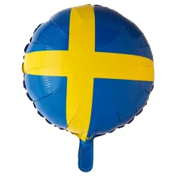Hisab/Joker Company AB Folieballon Svenske Flag - Hobby & Fritid|Balloner