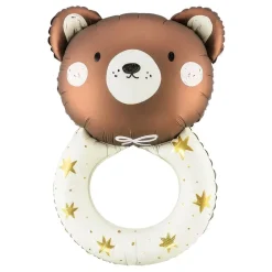 Best PartyDeco sp. z o.o. Folieballon Teddybjørn Rangle