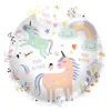 Folat B.V. Folieballon Unicorns & Rainbows Happy Birthday - Balloner