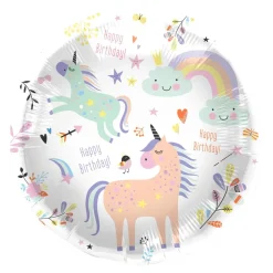 Folat B.V. Folieballon Unicorns & Rainbows Happy Birthday - Balloner