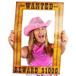 Partyking AB Fotoprops Fotoramme Wanted - Tilbehør|Oppyntning