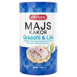 ERT Godis AB Friggs Majskager Creme Fraiche & Løg Økonomipakke - Kolonial