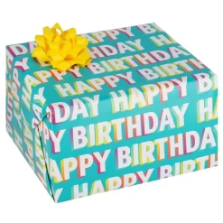 New Kidek AB Gavepapir Happy Birthday