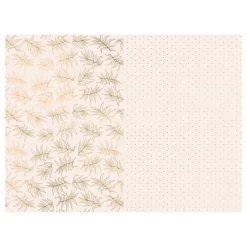Clearance PartyDeco sp. z o.o. Gavepapir Prikket/Blade Pastellyserød