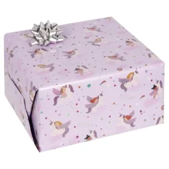 Kidek AB Gavepapir Unicorn Purple - Gaveindpakning