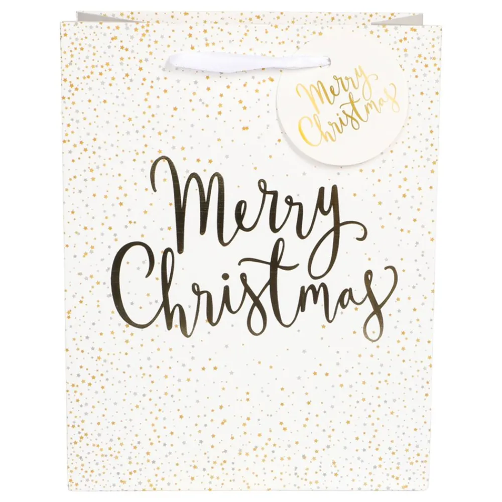 Hisab/Joker Company AB Gavepose Merry Christmas Hvid
