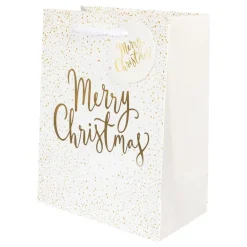Hisab/Joker Company AB Gavepose Merry Christmas Hvid