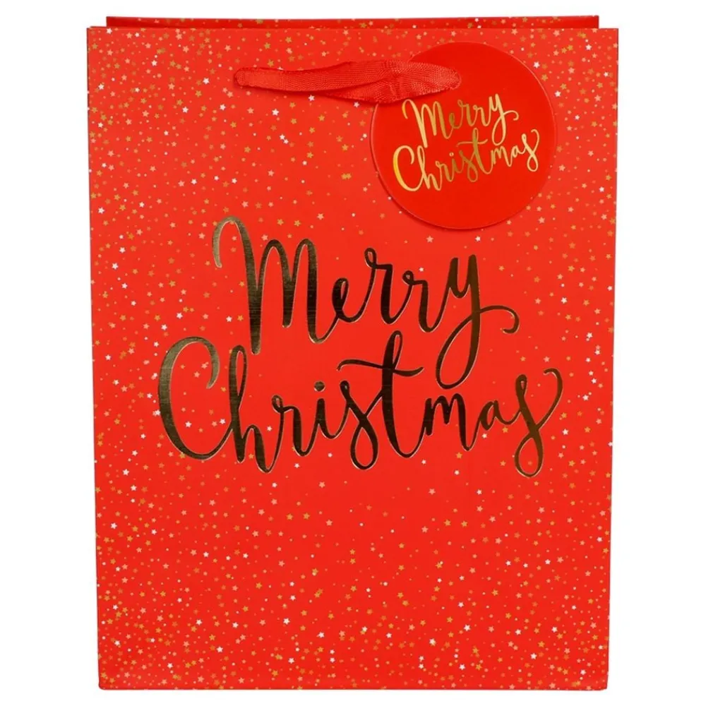 Outlet Hisab/Joker Company AB Gavepose Merry Christmas Rød