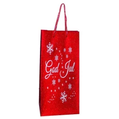 Clearance Inter Agenturer AB Gavepose Rød/Glitter God Jul