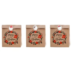 PartyDeco sp. z o.o. Gaveposer Merry Little Christmas - Gaveindpakning