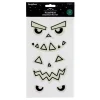PartyDeco sp. z o.o. Gel Stickers til Græskar Glow in the Dark - Hobby & Fritid