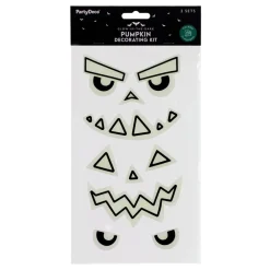 PartyDeco sp. z o.o. Gel Stickers til Græskar Glow in the Dark - Hobby & Fritid