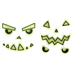 PartyDeco sp. z o.o. Gel Stickers til Græskar Glow in the Dark - Hobby & Fritid