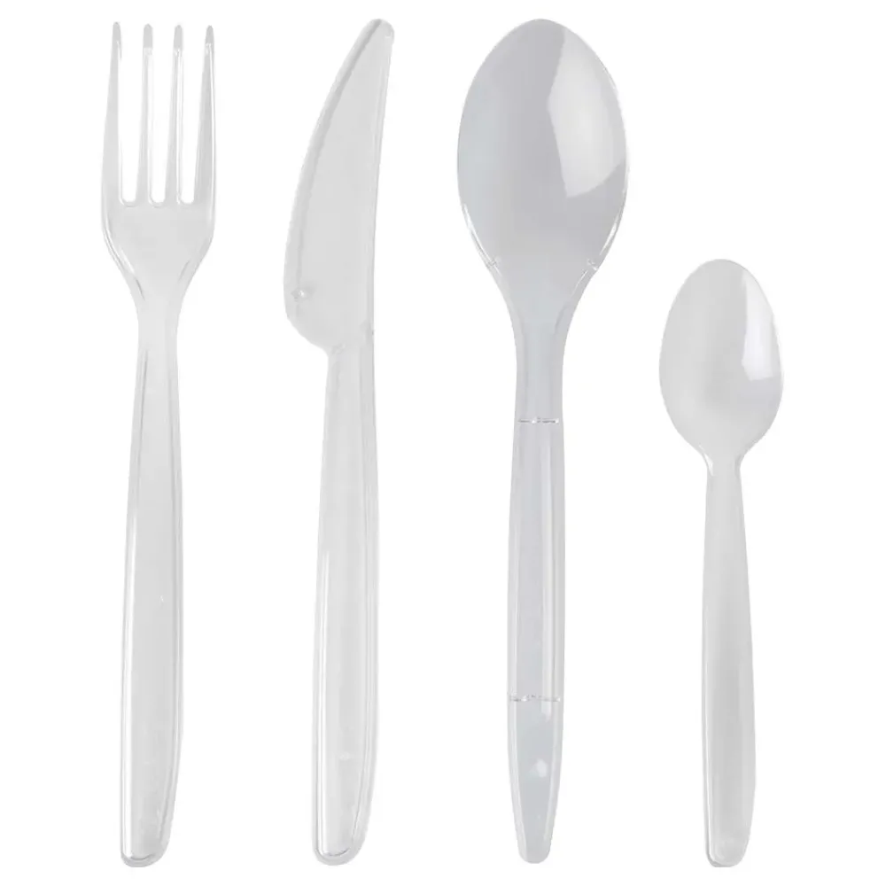 Papstar Sverige AB Genanvendeligt Plastbestik - Hobby & Fritid|Borddækning
