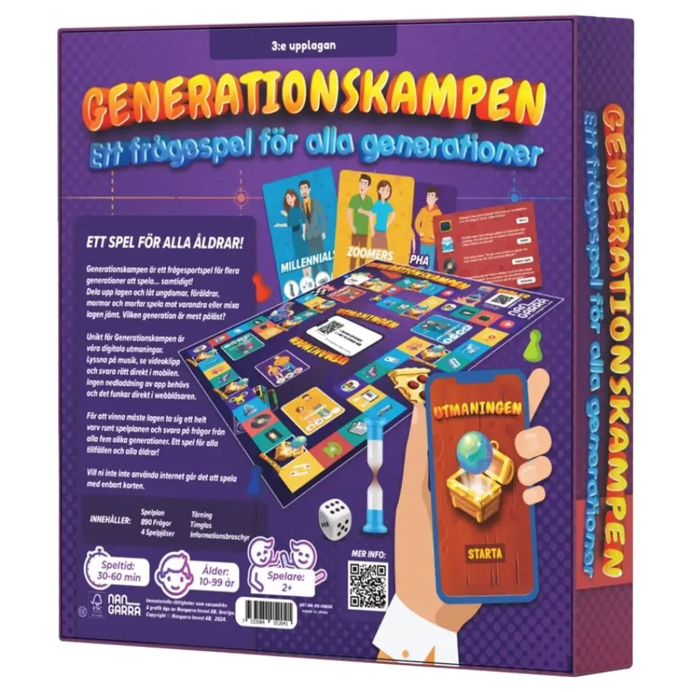 Hisab/Joker Company AB Generationskampen Familiespil - Spil & Leg