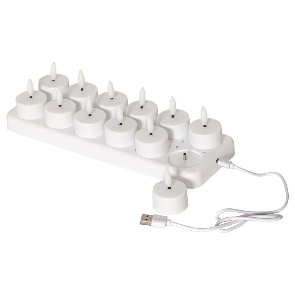 Discount Star Trading AB Genopladelige LED Fyrfadslys