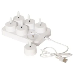Discount Star Trading AB Genopladelige LED Fyrfadslys