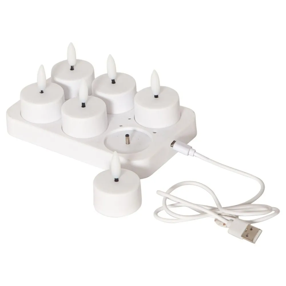 Discount Star Trading AB Genopladelige LED Fyrfadslys