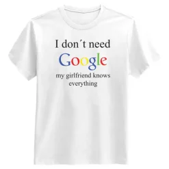 Netshirt Group AB Girlfriend Google T-shirt