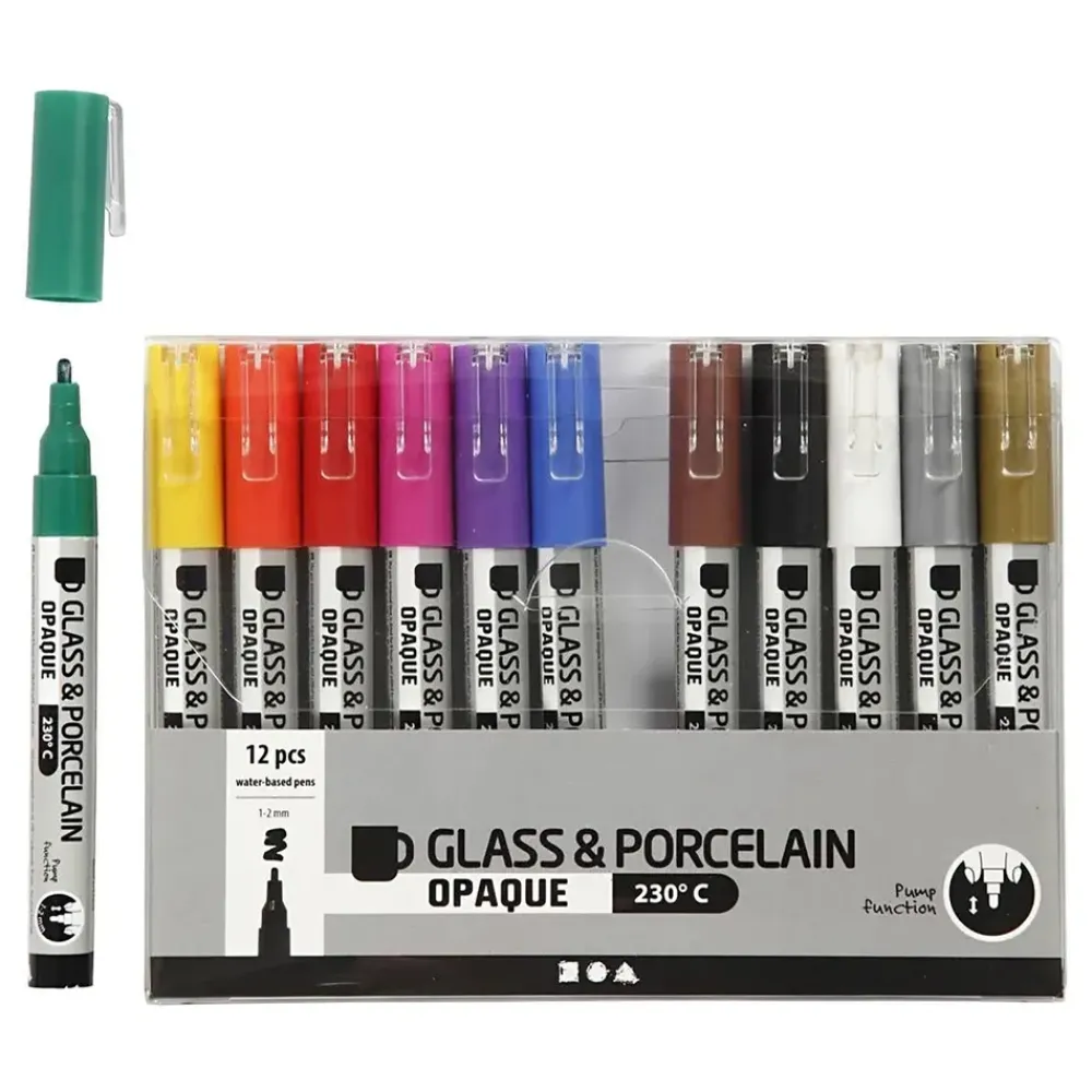 Discount Creativ Company AB Glas- og Porcelænspenne Blandede Farver