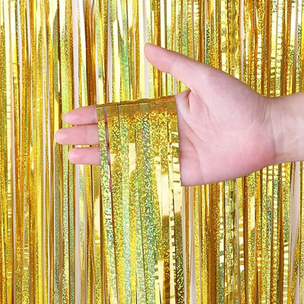 Partyking AB Glitterdraperi Holografisk - Oppyntning|Kostumetema