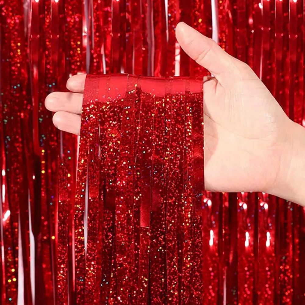 Partyking AB Glitterdraperi Holografisk - Oppyntning|Kostumetema