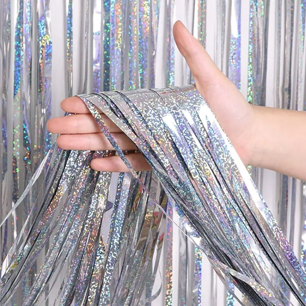 Partyking AB Glitterdraperi Holografisk - Oppyntning|Kostumetema