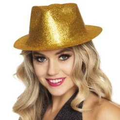 Online Partyking AB Glitterhat i Guld