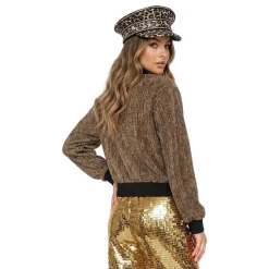 New Wilbers Karnaval B.V. Glitterjakke Guld