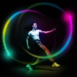 Fiestas Guirca, S.L Glow Dansebold med LED Farveskift - Tøj|Eventartikler