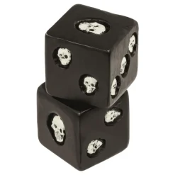 Discount Out of the blue KG Glow in the Dark Terninger med Dødningehoveder
