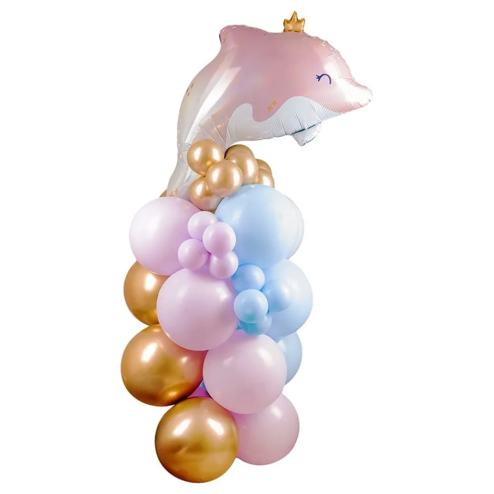 Online Ballongkungen AB Glowy Dolphin Børn Ballonsæt