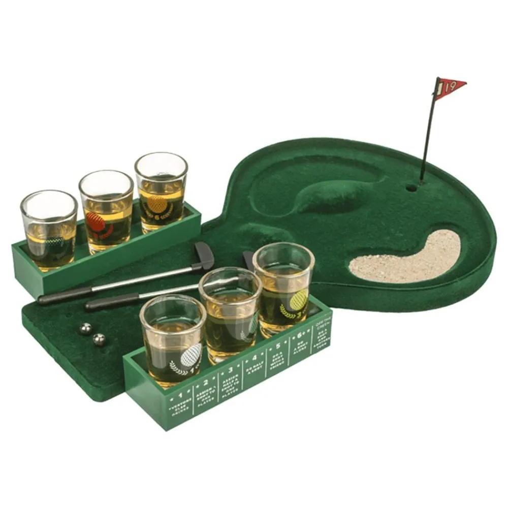 Clearance Out of the blue KG Golf Festspil med Shotglas