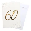 Sale Hisab/Joker Company AB Gratulationskort Guld 60 med Kuvert