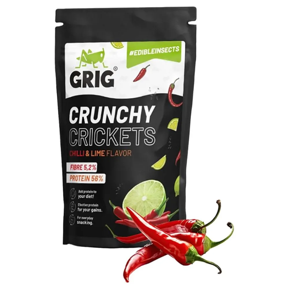 Discount US2U AB Grig Crunchy Crickets Chili & Lime