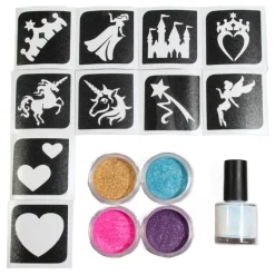 Best Grimas B.V. Grimas Sparkling Powder Tatoveringssæt Prinsesse