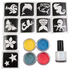 Online Grimas B.V. Grimas Sparkling Powder Tatoveringssæt Aqua