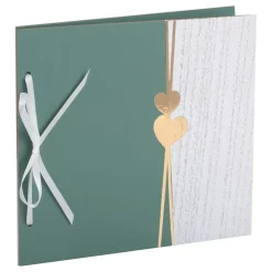 Santex Gæstebog Hjerte Dusty Green