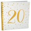 Discount Santex Gæstebog 20 Hvid/Guld