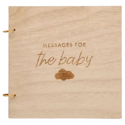 New CG Global Products Ltd Gæstebog i Træ Hello Little One