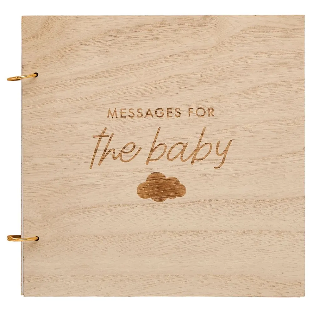 New CG Global Products Ltd Gæstebog i Træ Hello Little One