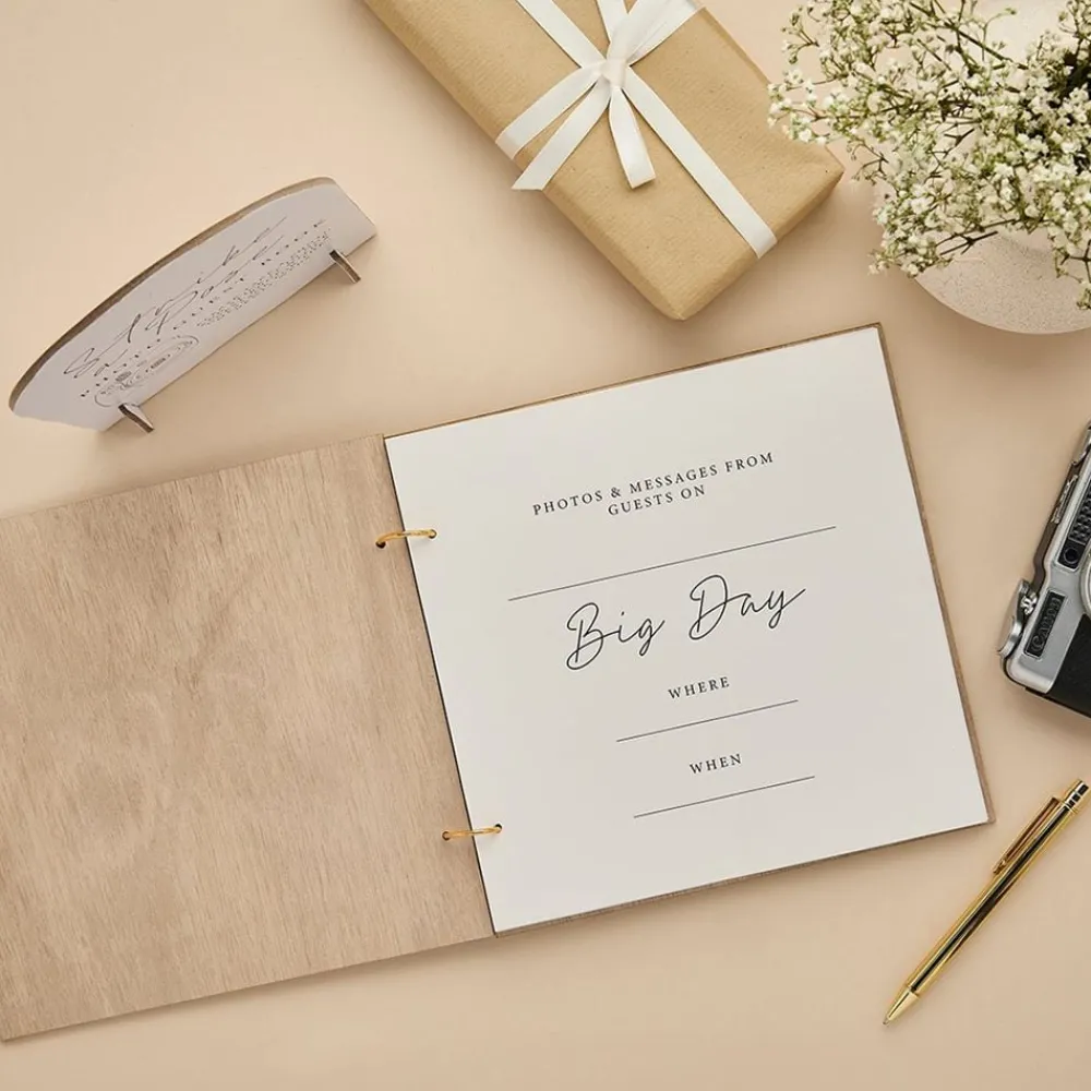 CG Global Products Ltd Gæstebog Our Photo Guest Book i Træ Kit - Bøger