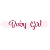 Globos Europe B.V. Guirlande Baby Girl - Oppyntning